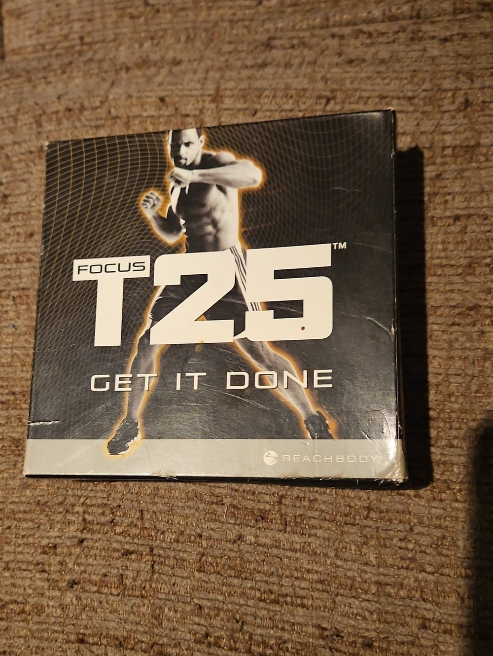 Beachbody Focus T25 Workout DVD Set - Black & Orange Accents